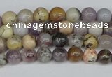 COP1510 15.5 inches 4mm round amethyst sage opal beads wholesale