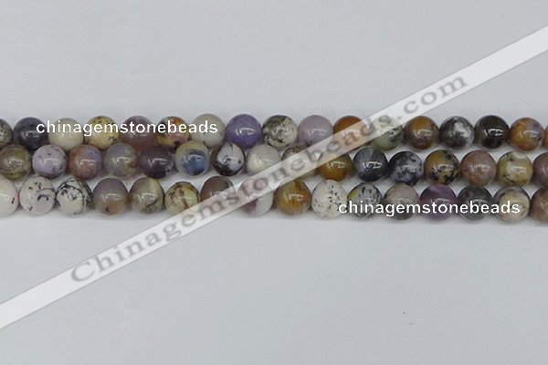 COP1514 15.5 inches 12mm round amethyst sage opal beads wholesale