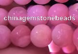 COP1527 15.5 inches 7mm round natural pink opal gemstone beads