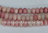 COP158 15.5 inches 4*6mm rondelle pink opal gemstone beads wholesale