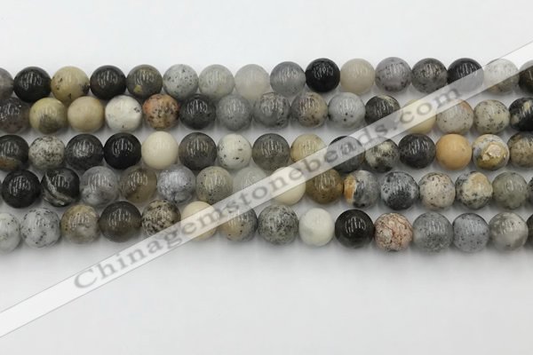 COP1601 15.5 inches 6mm round moss opal beads wholesale