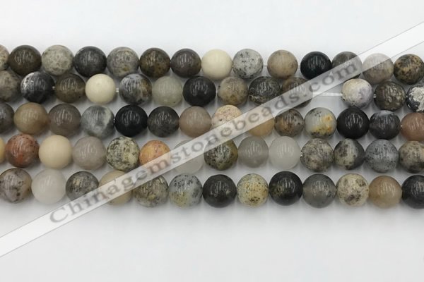 COP1602 15.5 inches 8mm round moss opal beads wholesale