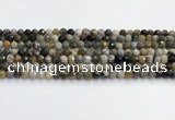 COP1609 15.5 inches 6mm faceted round moss opal beads