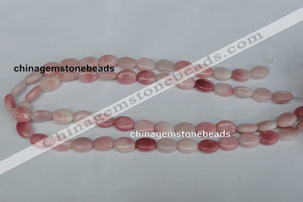 COP165 15.5 inches 10*14mm oval pink opal gemstone beads wholesale