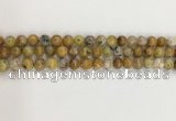 COP1670 15.5 inches 6mm round yellow opal gemstone beads