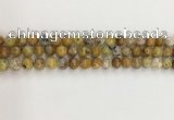 COP1671 15.5 inches 8mm round yellow opal gemstone beads