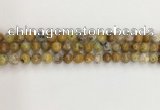 COP1671 15.5 inches 8mm round yellow opal gemstone beads