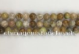 COP1672 15.5 inches 10mm round yellow opal gemstone beads