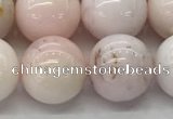 COP1706 15.5 inches 14mm round natural pink opal gemstone beads