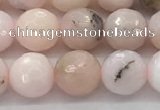 COP1712 15.5 inches 8mm faceted round natural pink opal beads