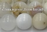 COP1727 15.5 inches 10mm round white opal beads wholesale