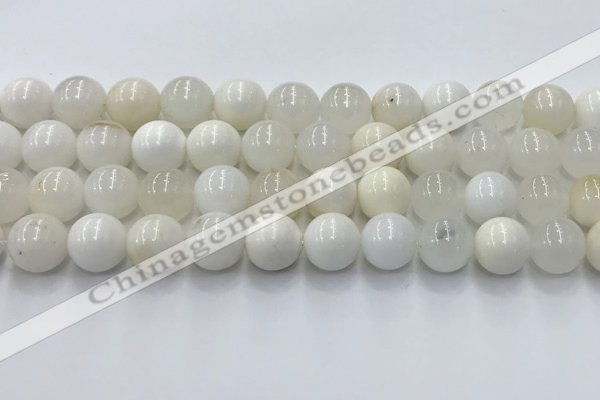 COP1733 15.5 inches 12mm round white opal beads wholesale