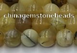 COP1735 15.5 inches 6mm round yellow opal beads wholesale