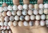 COP1751 15.5 inches 12mm round natural pink opal beads wholesale