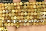 COP1759 15.5 inches 6mm round yellow opal beads wholesale