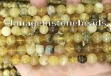 COP1760 15.5 inches 8mm round yellow opal beads wholesale