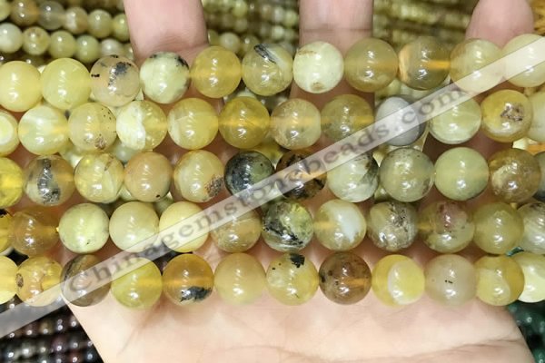 COP1761 15.5 inches 10mm round yellow opal beads wholesale