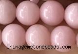 COP1779 15.5 inches 8mm round Chinese pink opal gemstone beads