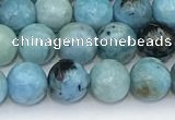 COP1790 15.5 inches 6mm round blue opal gemstone beads