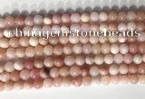 COP1796 15.5 inches 6mm round pink opal gemstone beads