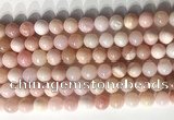 COP1797 15.5 inches 8mm round pink opal gemstone beads