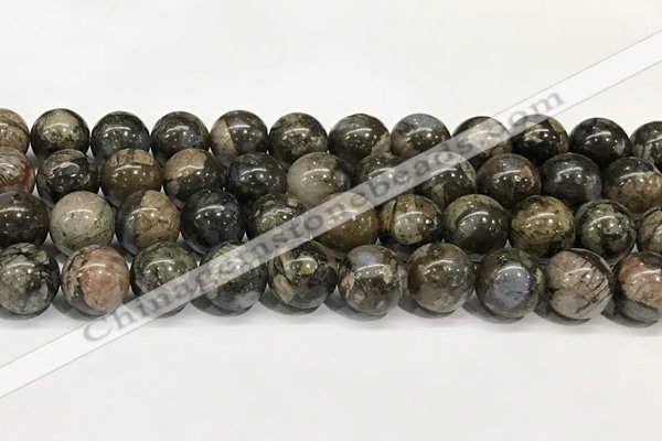 COP1804 15.5 inches 12mm round grey opal beads wholesale