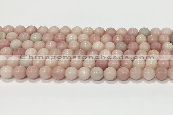 COP1822 15.5 inches 8mm round Chinese pink opal gemstone beads wholesale