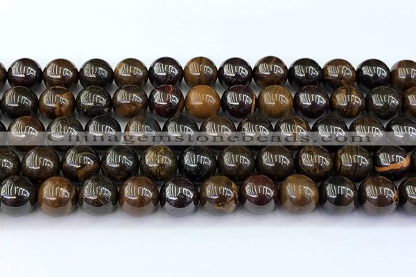 COP1872 15 inches 10mm round iron opal gemstone beads
