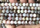 COP1902 15 inches 8mm round pink opal gemstone beads wholesale