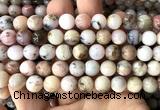 COP1903 15 inches 10mm round pink opal gemstone beads wholesale