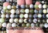 COP1913 15 inches 10mm round green opal gemstone beads wholesale