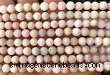 COP1926 15 inches 6mm round natural pink opal gemstone beads
