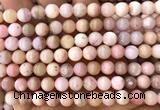 COP1927 15 inches 8mm round natural pink opal gemstone beads