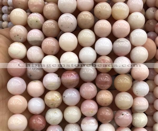 COP1929 15 inches 12mm round natural pink opal gemstone beads