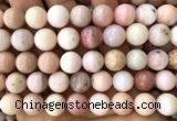 COP1929 15 inches 12mm round natural pink opal gemstone beads
