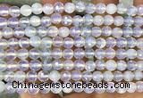 COP1932 15 inches 6mm faceted round opalite beads wholesale