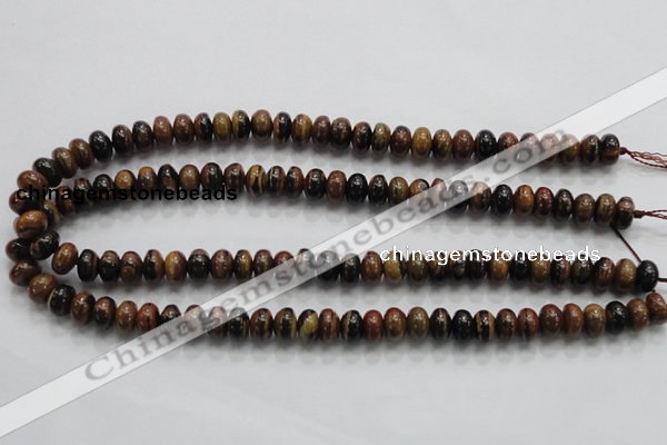 COP201 15.5 inches 6*10mm rondelle natural brown opal gemstone beads