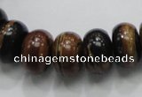 COP204 15.5 inches 10*16mm rondelle natural brown opal gemstone beads