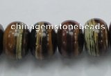 COP205 15.5 inches 12*18mm rondelle natural brown opal gemstone beads