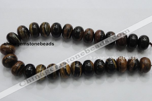 COP206 15.5 inches 14*20mm rondelle natural brown opal gemstone beads