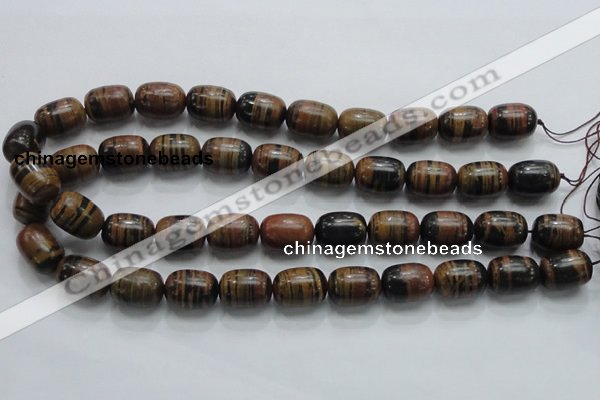 COP208 15.5 inches 13*18mm egg-shaped natural brown opal gemstone beads