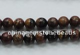 COP220 15.5 inches 8mm round natural brown opal gemstone beads