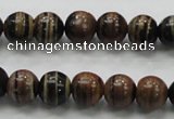 COP221 15.5 inches 10mm round natural brown opal gemstone beads