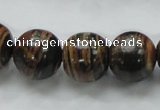 COP224 15.5 inches 16mm round natural brown opal gemstone beads