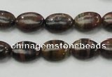 COP231 15.5 inches 10*14mm oval natural brown opal gemstone beads