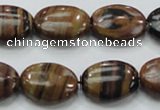 COP232 15.5 inches 15*20mm oval natural brown opal gemstone beads