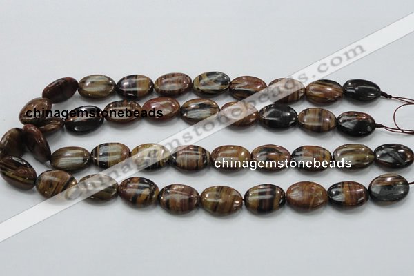 COP232 15.5 inches 15*20mm oval natural brown opal gemstone beads