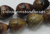 COP239 15.5 inches 15*20mm teardrop natural brown opal gemstone beads