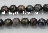 COP266 15.5 inches 10mm round natural grey opal gemstone beads