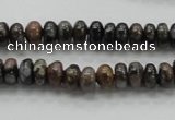 COP268 15.5 inches 4*8mm rondelle natural grey opal gemstone beads